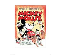 Pyramid International Nightmare Mickey Mouse Tele, Carta, Multicolore, 60 x 80 x 1.3 cm