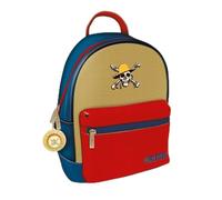 Pyramid International ONE PIECE (LUFFY) Fashion Backpack - Luxury Faux Leather, Unique Lining, Matching Zipper Accessory, Inner & Outer Pockets, Durable & Lightweight, A Must-Have for One Piece Fans