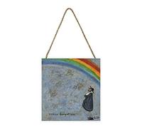 Pyramid International Opera d'arte Sam Toft (design mai dimenticato) 20 cm x 20 cm x 3 cm blocco di legno con cordino per appendere - Merchandise ufficiale