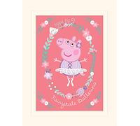 Pyramid International Peppa Pig (Ballerina) - Memorabilia, Formato 30 x 40 cm, Carta, Multicolore, 30 x 40 x 1.3 cm