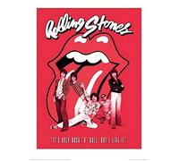 Pyramid International Pietre (It' s Only Rock n Roll) - Stampa Artistica 30 x 40 cm, Carta, Multicolore, 30 x 40 x 1.3 cm