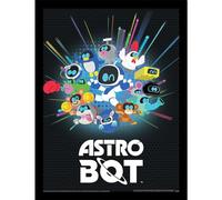Pyramid International Playstation Astro Bot (Friends) - Stampa da collezione incorniciata, 30 x 40 cm, taglia unica