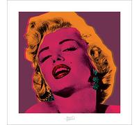Pyramid International Pop Marilyn Monroe Tele, Carta, Multicolore, 40 x 40 x 1.3 cm