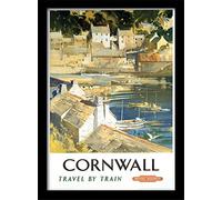 Pyramid International - Poster con Cornice Cornwall (15)", 30x42 cm