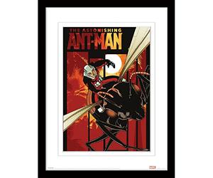 Pyramid International Poster Marvel Ant Man con bordo bianco su tela, 30 x 40 cm, regalo Marvel per donne e uomini, regalo Marvel per ragazzi e ragazze, prodotto ufficiale