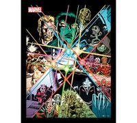 Pyramid International Poster Marvel Guardiani della Galassia (Potere delle Pietre dell'Infinito), cornice 30 x 40 cm, regali Marvel per uomo e regali Marvel per donna - Prodotto ufficiale