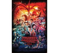 Pyramid International Poster Stranger Things 4 Seasons montaggio