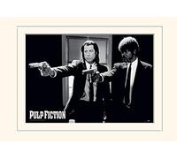 Pyramid International Pulp Fiction (Pistole) - Montato Stampa Memorabilia 30 x 40 cm, Carta, Multicolore, 30 x 40 x 1.3 cm