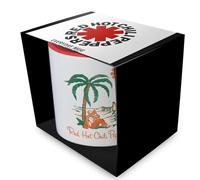 Pyramid International Red Hot Chili Peppers (Island) Tazza da caffè in ceramica rossa colorata - 315 ml - Taglia unica
