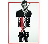 Pyramid International Roger Moore-Stampa su Tela, 60 x 80 cm, Multicolore, 31.5 x 24 Inches