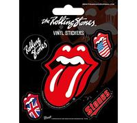 PYRAMID INTERNATIONAL Rolling Stones (Tongue) Adesivi in Vinile, Carta, Multicolore, 10 x 12.5 x 1.3 cm, Acciaio Inossidabile, 10 x 12.5 x 1.3 cm