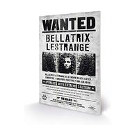 Pyramid International Sconosciuto Noname Harry Potter - Bellatrix Wanted - Stampa su Legno 20x29.5