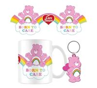 Pyramid International Set di tazza e portachiavi con orsetti del cuore, set regalo ufficiale Care Bears, include una tazza in ceramica e un portachiavi, ideale per regalo, casa o ufficio, ideale per