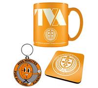 Pyramid International Set regalo con tazza, sottobicchiere e portachiavi Marvel Loki (design TVA), in confezione regalo Loki, prodotto ufficiale