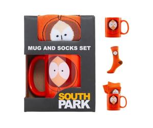 Pyramid International Set tazza e calzini da uomo South Park (Kenny) - divertente design Kenny, include calzini comodi, resistenti e adatti al microonde, ottima scelta per l'uso quotidiano e comfort