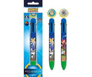 Pyramid International Sonic the Hedgehog - Penna multicolore (design ad anello rotante), per bambini, prodotto ufficiale