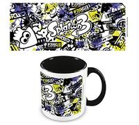 Pyramid International Splatoon Mug - Tazza da caffè in ceramica, motivo graffiti, 325 ml, per uomo e donna, prodotto ufficiale, colore: nero