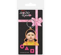Pyramid International Squid Game - Portachiavi 3D con chiusura a zip o zaino (design bambola), prodotto ufficiale