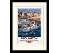 Pyramid International Stampa Artistica Bridlington Memorabilia, Tela, Multicolore, 30 x 40 cm
