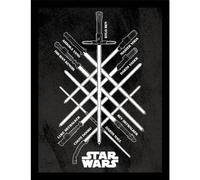 Pyramid International STAMPA DA COLLEZIONE STAR WARS (LIGHTSABER HILTS) (FRAMED)