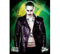 Pyramid International - Stampa su tela The Joker, 60 x 80 cm, in misto cotone, multicolore, 60 x 80 x 3,2 cm