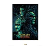 Pyramid International Star Trek (First Contact) 50- Anniversary-Art Stampa 60 x 80 cm, Carta, Multicolore, 60 x 80 x 1.3 cm