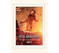 Pyramid International Star Trek (in Darkness-Spock Banner) - Montato Stampa Memorabilia 30 x 40 cm, Carta, Multicolore, 30 x 40 x 1.3 cm