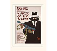 Pyramid International Star Trek (Un Pezzo dell' Azione) - Montato Stampa Memorabilia 30 x 40 cm, Carta, Multicolore, 30 x 40 x 1.3 cm