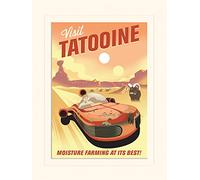 Pyramid International Star Wars 40th Anniversary (Tatooine) - Memorabilia, Formato 30 x 40 cm, Carta, Multicolore, 30 x 40 x 1.3 cm