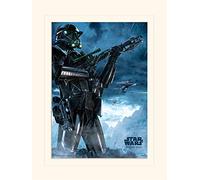 Pyramid International Star Wars Rogue One (Death Trooper Pioggia) - Montato Stampa Memorabilia 30 x 40 cm, Carta, Multicolore, 30 x 40 x 1.3 cm