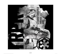 Pyramid International Star Wars Rogue One (Stormtrooper Smoke) - Stampa Artistica 40 x 40 cm, Carta, Multicolore, 40 x 40 x 1.3 cm