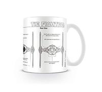 Pyramid International Star Wars Tazza Mug Cravatta Tie Fighter Sketch, Ceramica, Multicolore
