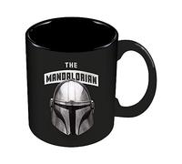 Pyramid International Star Wars: The Mandalorian Coffee Mug (casco Beskar), tazza da 325 ml e tazza in ceramica nera, in confezione regalo di presentazione Star Wars, merchandising ufficiale Star Wars