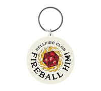 Stranger Things 4 Rubber Portachiavi Fireball Him 6 Cm Pyramid International
