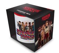 Pyramid International Stranger Things (Cast) Tazza colorata rossa con licenza ufficiale Netflix, tazza in ceramica da 315 ml con iconica opera d'arte del cast, taglia unica
