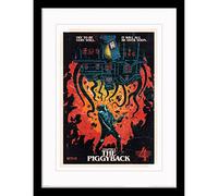 Pyramid International Stranger Things Poster con bordo e cornice nera (capitolo 9 - The Piggyback) 30 cm x 40 cm e arte da parete Stranger Things - Prodotto ufficiale Stranger Things