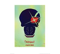 Pyramid International Suicide Squad (Deadshot Skull) - Stampa Artistica 60 x 80 cm, Carta, Multicolore, 60 x 80 x 1.3 cm