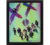 Pyramid International Suicide Squad Face 3D lenticolare Poster 25,4 x 20,3 cm Mulitcoloured, 10 x 8 x 1.3 cm