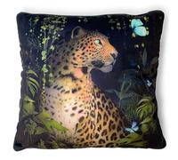 Pyramid International Summer Thornton 'Leopard' - Cuscino con stampa animalier, 139 x 139 cm, taglia unica