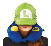 Pyramid International Super Mario (Luigi) - Cuscino da viaggio gonfiato con design dei personaggi, prodotto ufficiale per i fan di Nintendo