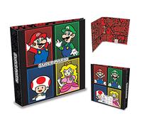 Pyramid International Super Mario - Raccoglitore ad anelli, formato A4, 4 colori, prodotto ufficiale