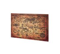 Pyramid International SW11805P - Stampa su legno con mappa della leggenda di Zelda Hyrule, multicolore, 40 x 59 x 1,3 cm