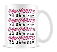 Pyramid International Tazza da caffè Ed Sheeran con cattive abitudini ripetute,