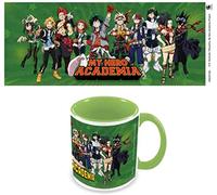 Pyramid International Tazza da caffè My Hero Academia (Clash Design) da 311,8 g, grande tazza in ceramica colorata interna verde in confezione regalo - Official My Hero Academia Merch