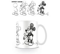 Pyramid International Tazza da tè/caffè con schizzo di Mickey Mouse, Ceramica 315 ml Multicolore