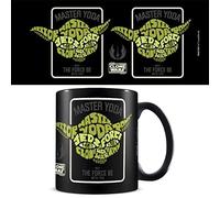 Pyramid International Tazza di Star Wars: Clone Wars in confezione regalo (Yoda Calligram Design) 311,8 g tazza in ceramica - Prodotti ufficiali