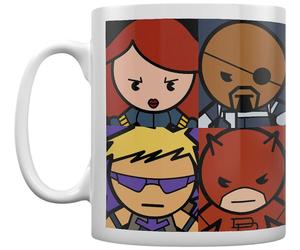 Pyramid International Tazza in Ceramica con Personaggi Marvel Kawaii, Multicolor