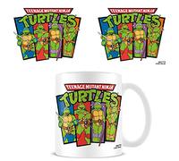 Pyramid International Tazza da caffè con tartarughe ninja, 311,8 g, grande tazza in confezione regalo, in ceramica da donna, motivo: tartaruga ninja, tazza da tè TMNT, prodotto ufficiale