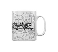 Pyramid International Tazza da 300 ml Yu Gi Oh! Licenza ufficiale - Logo bianco e nero