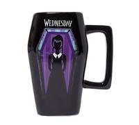 Pyramid International Tazza nera a forma di mercoledì (bara), design di ispirazione gotica, 312 ml, taglia unica